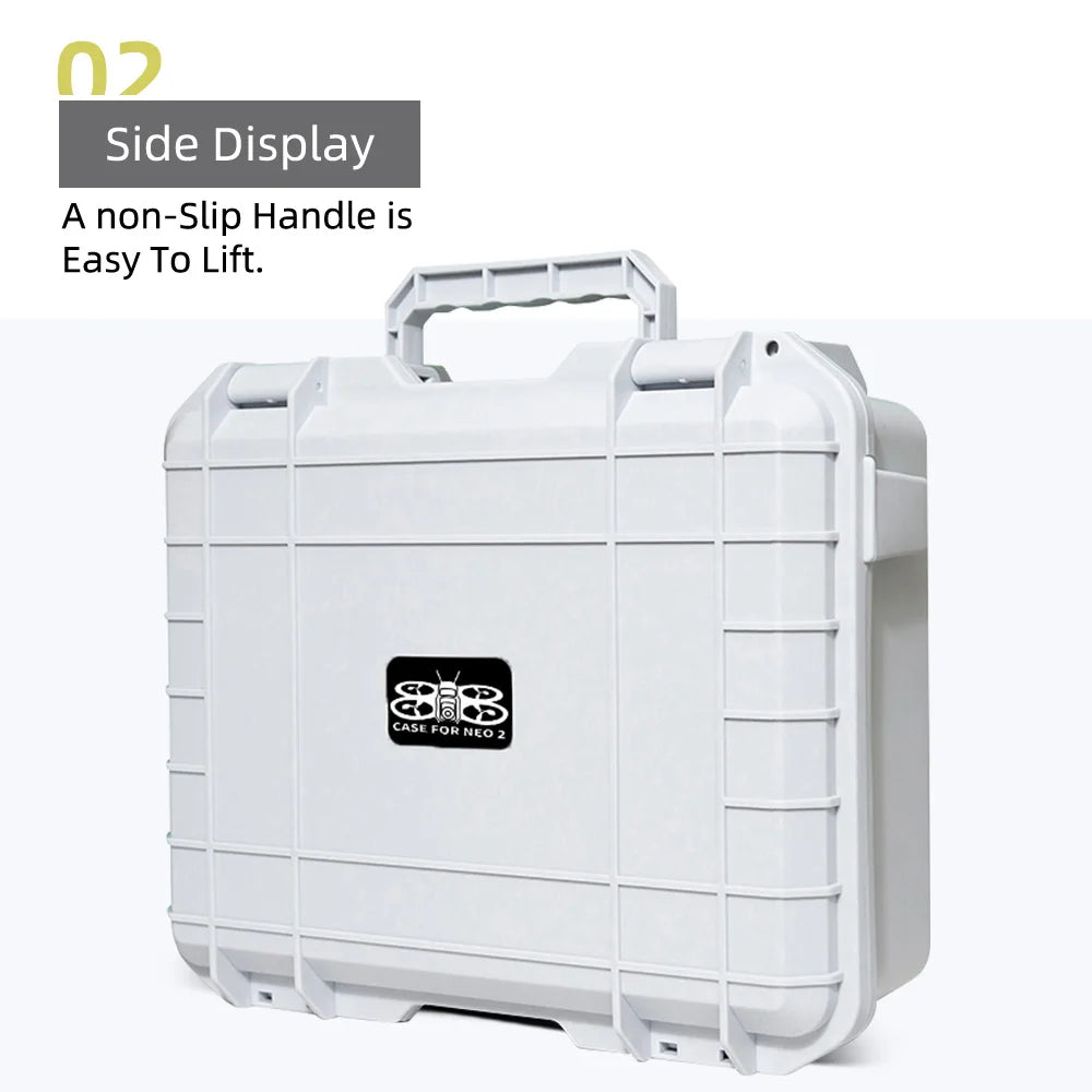 Explosion Proof Case For DJI NEO 2 Large Capacity Portable Waterproof Box Hard Shell Bag For DJI NEO 2 RC-N3 Accessories