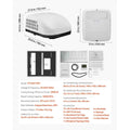 SucceBuy RV Air Conditioner 13500/15000 BTU Non-Ducted Rooftop RV AC 65dB Air conditioning System Fit for Camper, Van, Trailers
