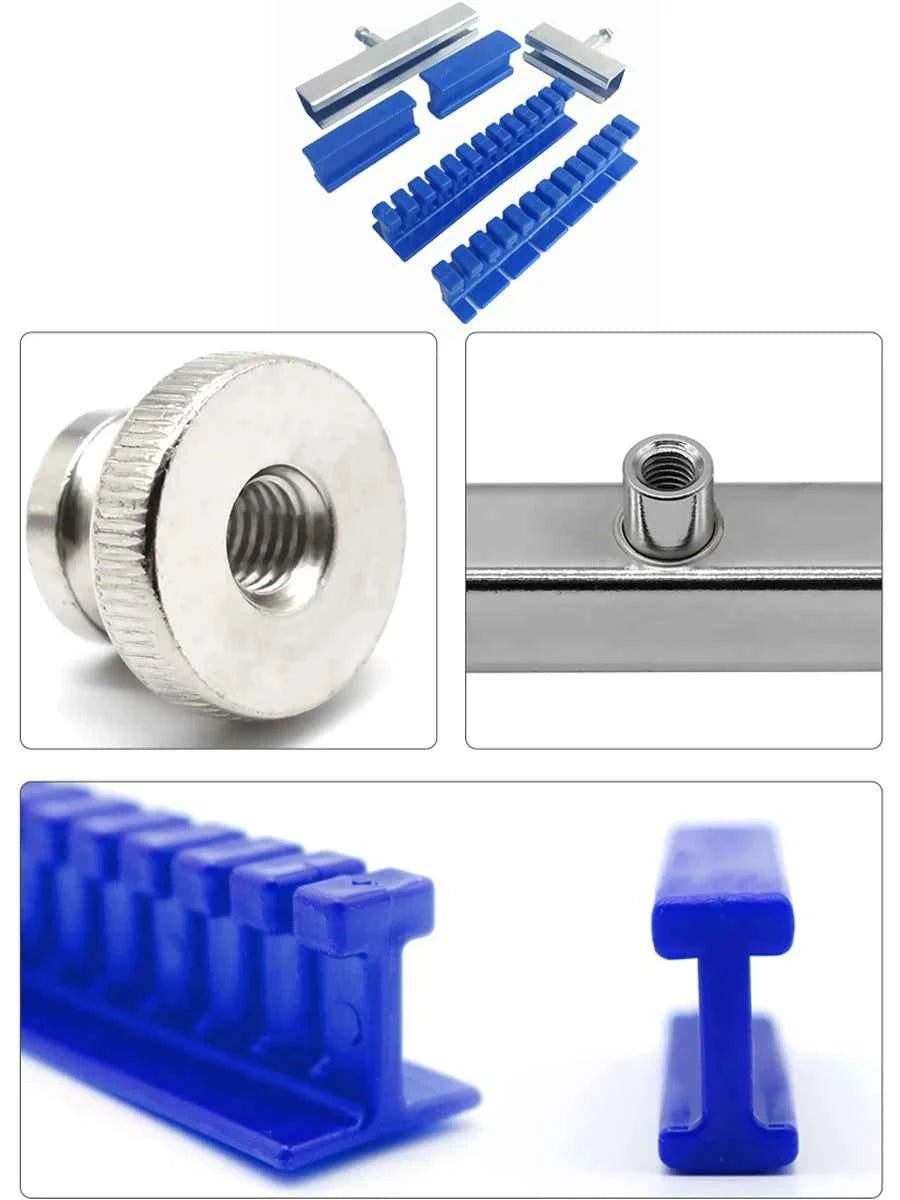 6Pcs Adhesive Blue Glue Tabs Car Paintless Dent Repair Removal Tool Auto Body Dent Removal Pulling Tabs Pull Tabs for Car