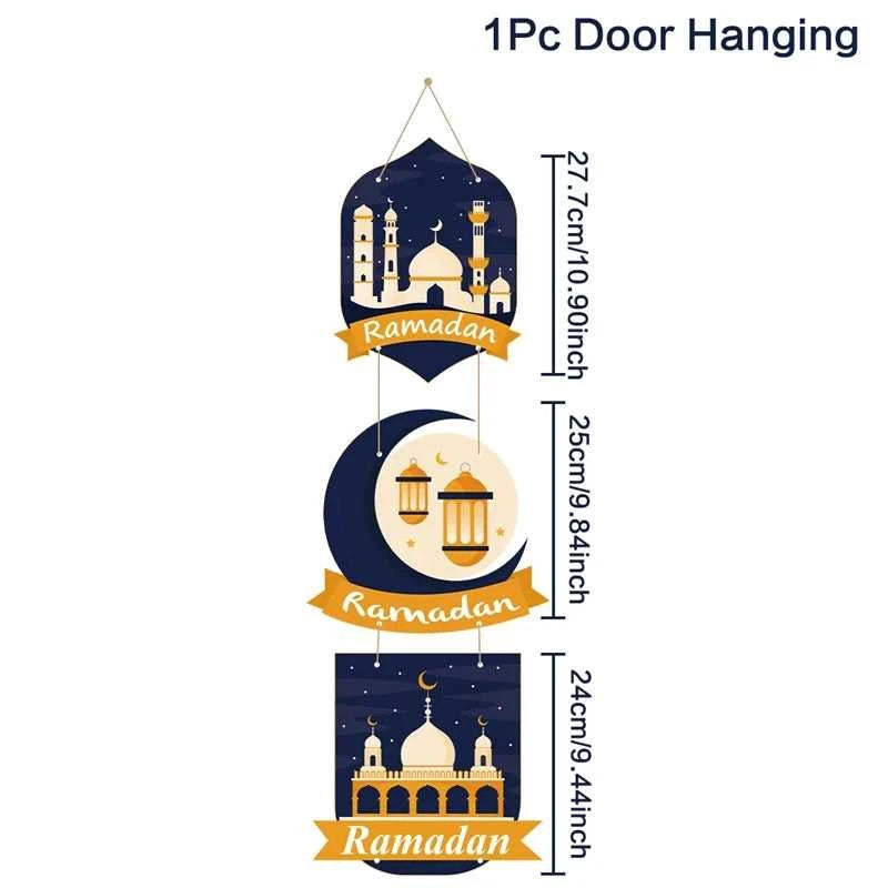 Eid Mubarak Door Hanging Flag Kareem Ramadan Decor for Home 2025 Ramadan Mubarak Islamic Muslim Party Decor Happy Eid Al Adha The jack market .AU The jack market .AU Home $ 20 14:202418806#paper door hanging 3