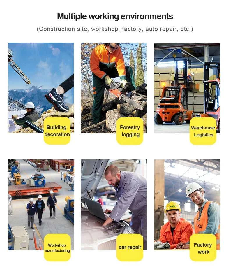 Safety Shoes Sports Comfortable Anti-smashing Steel Toe Work Shoes Puncture Resistant Sturdy Insulation 6KV Protective Boots 45 The jack market .AU The jack market .AU Step Up Your Style: Trendy Shoes for Every Occasion! $ 99 14:4602#Brown;200000124:100010482