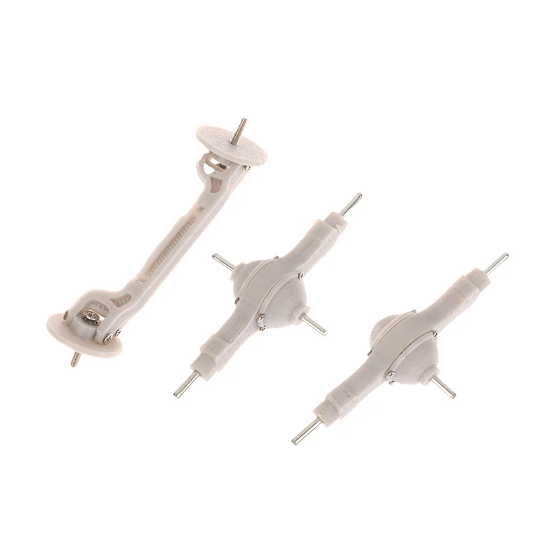 New  1/2/3Pcs 1/32 RC Car Front Middle Rear Bridge Modified Axle Parts DIY Part Metal Gear Accessories