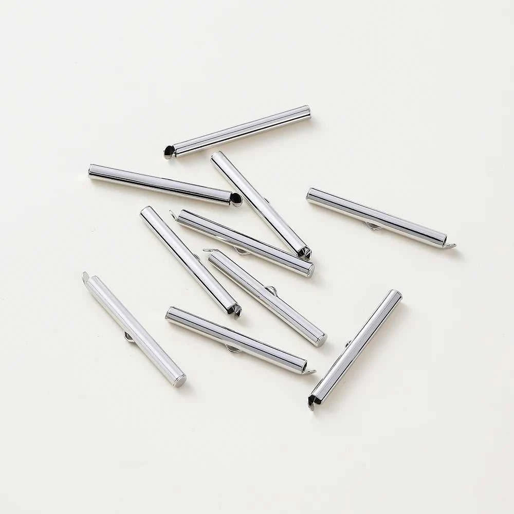 10PCS 14/18K Gold Brass Side Crimp End Tube Slide Clasps Bracelet Earring Buckles Connectors DIY Jewelry Making Findings The jack market .AU The jack market .AU Jewellery & Chains $ 48 14:29#14K;5:100014065#30x4mm