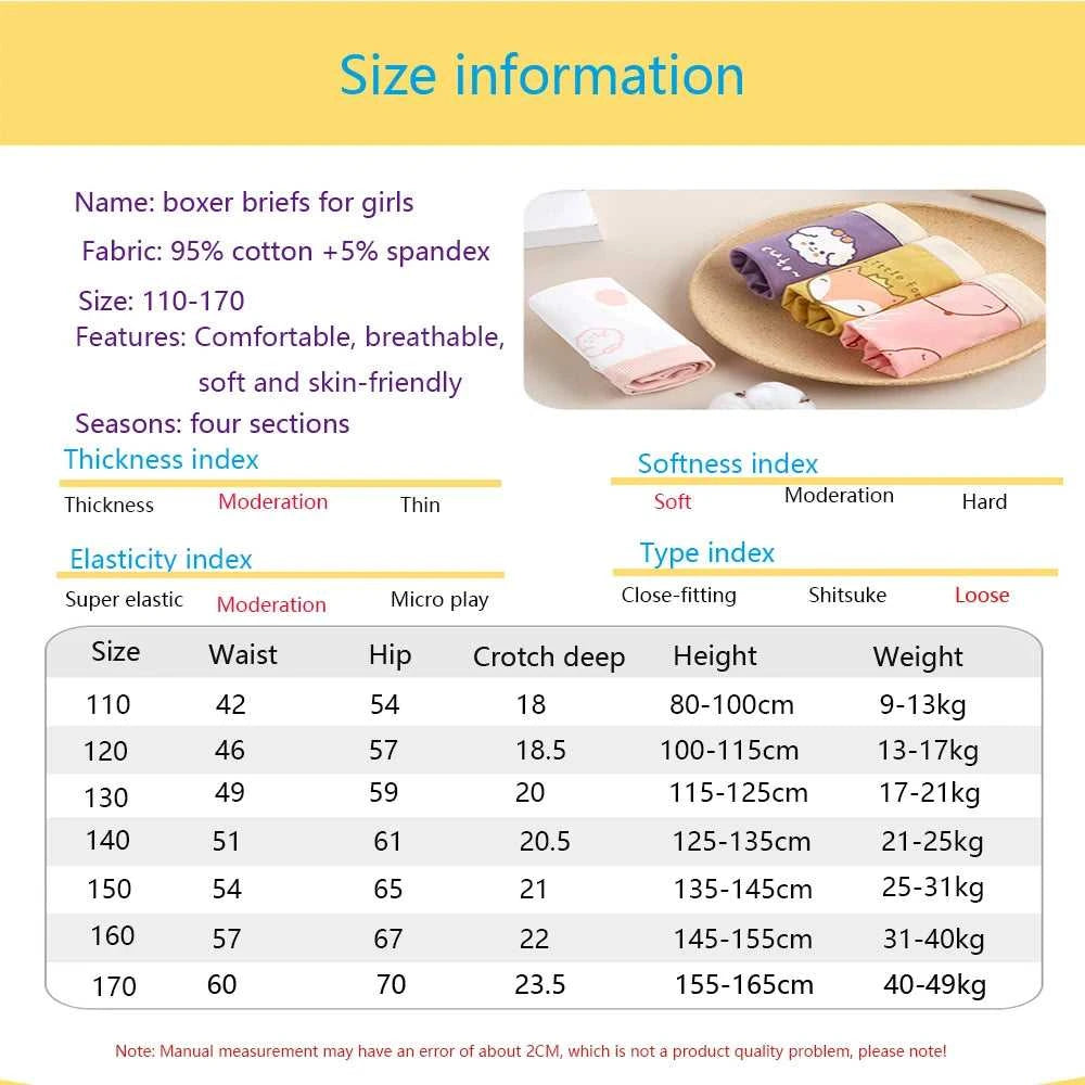 Girls Panties Kids Cotton Underwear Children's Briefs Cherry Cartoon Short 4Pcs/lot The jack market .AU The jack market .AU Mum & Kids: Essential Products for Every Family $ 29 14:771#4pcs one lot;200000463:200004189#XL(120-130cm17-21kg)