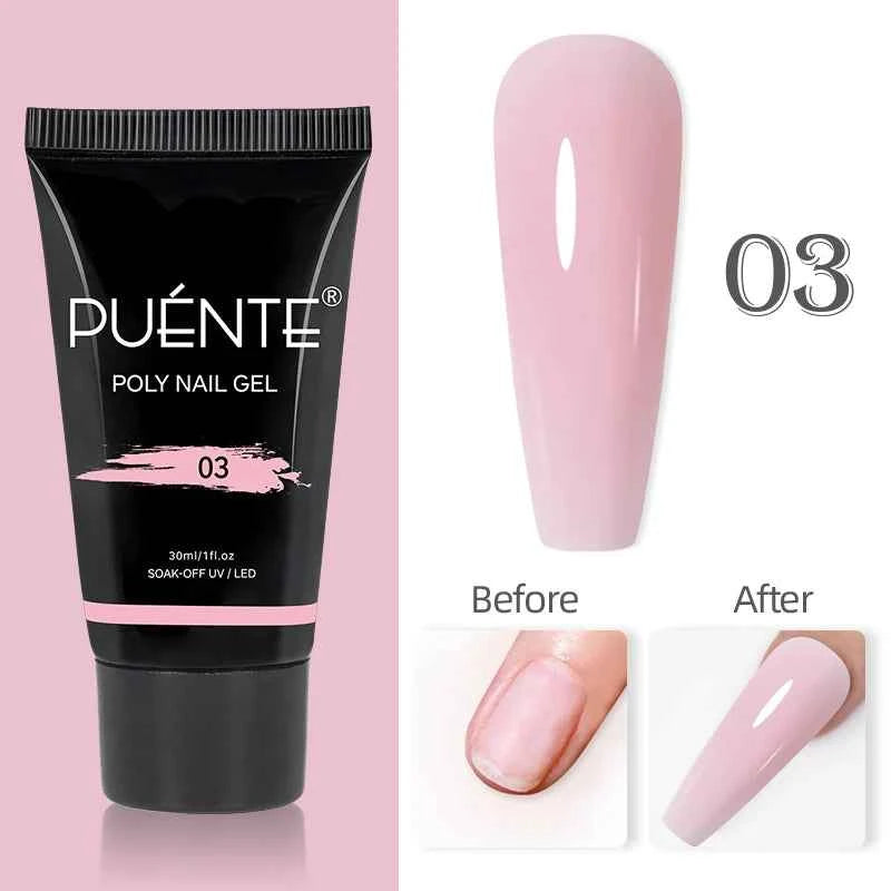 PUENTE Cat Eye Magnetic Gel Nail Polish - Vibrant Starry Galaxy Effect, Soak Off UV, 7.5ML