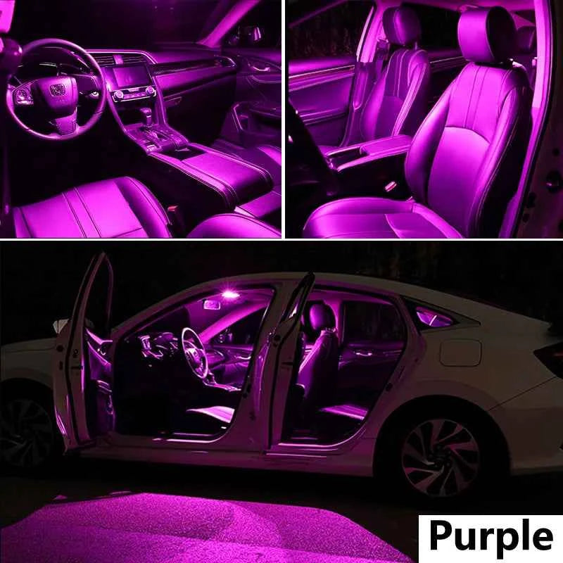 ZITWO 11Pcs LED Interior Light Kit For Toyota Yaris Cross 2020 2021 2022 2023 2024 Luggage Number Plate Bulb Canbus No Error