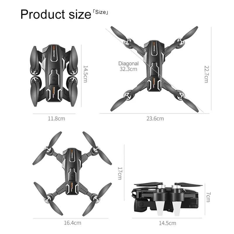 New A22 Drone Aerial 8K HD Dual-Camera GPS Brushless Motor Optical Flow Hovering With Screen Remote Control Folding Drone The jack market .AU The jack market .AU Drones $ 57 14:175#Parking-Apron-Blue