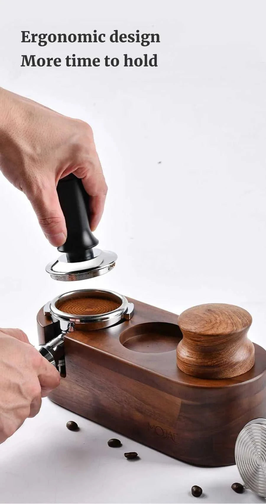 58mm 53mm 51mm Espresso Tamper Barista Coffee Tamper with Calibrated Spring Loaded Stainless Steel Tampers The jack market .AU The jack market .AU $ 36 14:200006152#53MM(CAN USE FOR 54)