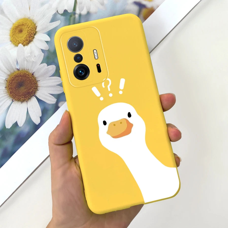 Xiaomi 11T Pro Case - Cute Cartoon Design, Soft Silicone Protection for Xiaomi Mi 11T Pro & 11TPro