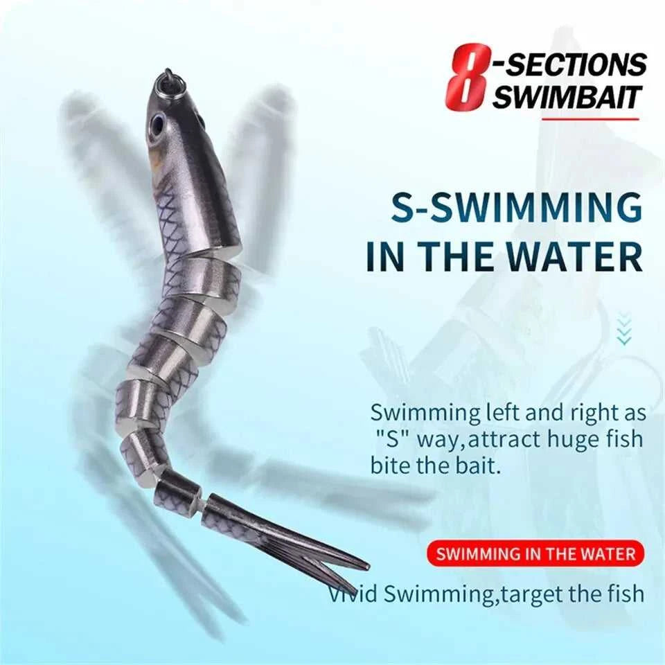 Multi Section Lure Bait Fish 13.5cm 19g Artificial Fishing Hard Bait For Dogfish Pike Perch Fake Swimbait Sea Fishing Pesca The jack market .AU The jack market .AU Fishing Gear $ 21 14:29#color 2