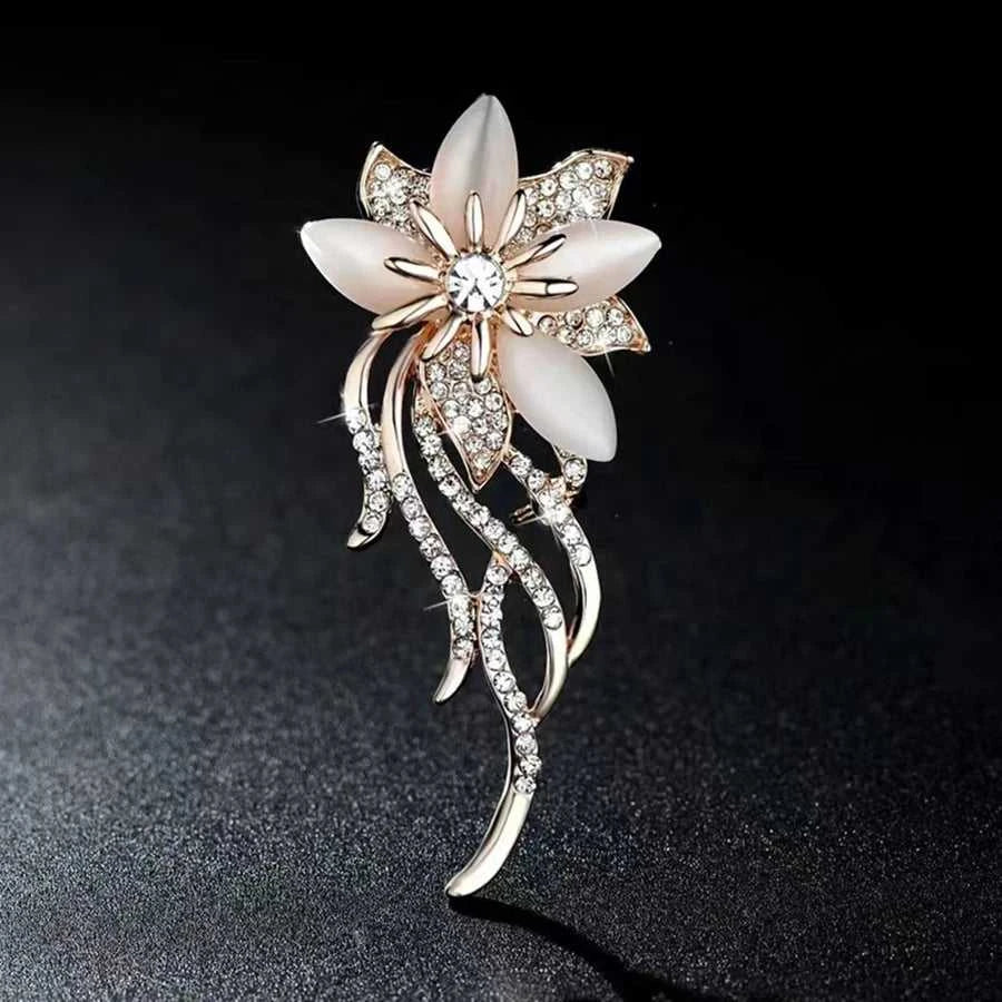 Delicate Zirconia Flower Brooches Elegant Multicolor Crystal Vase Beautiful Flowers Collar Pin Jewelry Gift Accessories Corsage The jack market .AU The jack market .AU Jewellery & Chains $ 52 200001033:347#XZ27