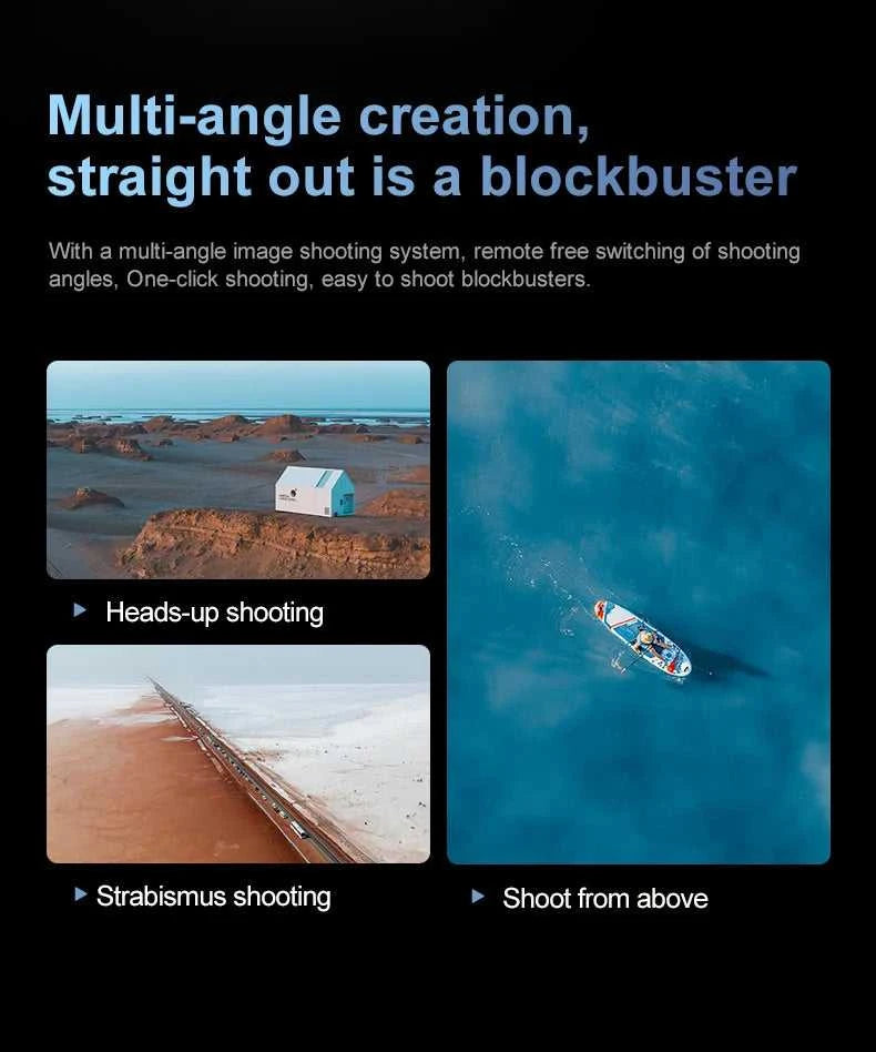 New D13 RC Drone 4K Professional HD Triple Camera 5G WIFI FPV Dron 360° Obstacle Avoidance Brushless Large Screen Quadcopter Toy The jack market .AU The jack market .AU Drones $ 128 14:29#D13-Screen Drone