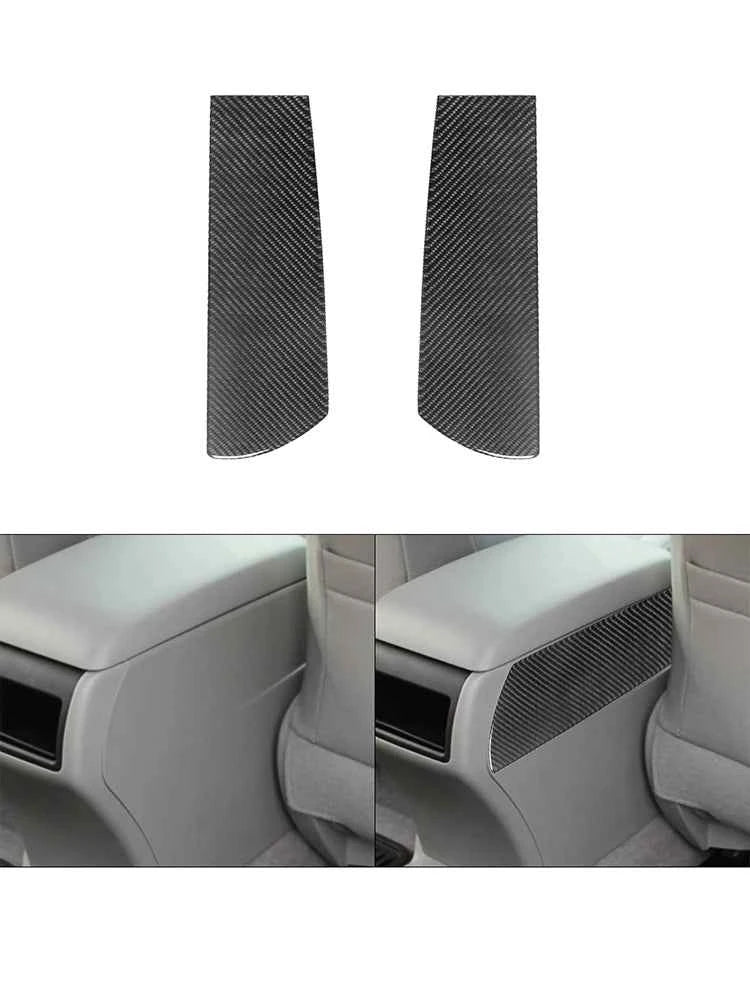 Carbon Fiber Material Black Stickers Cover Trim For Toyota Camry 2012 2013 2014 Car Interior Decorative Accessories