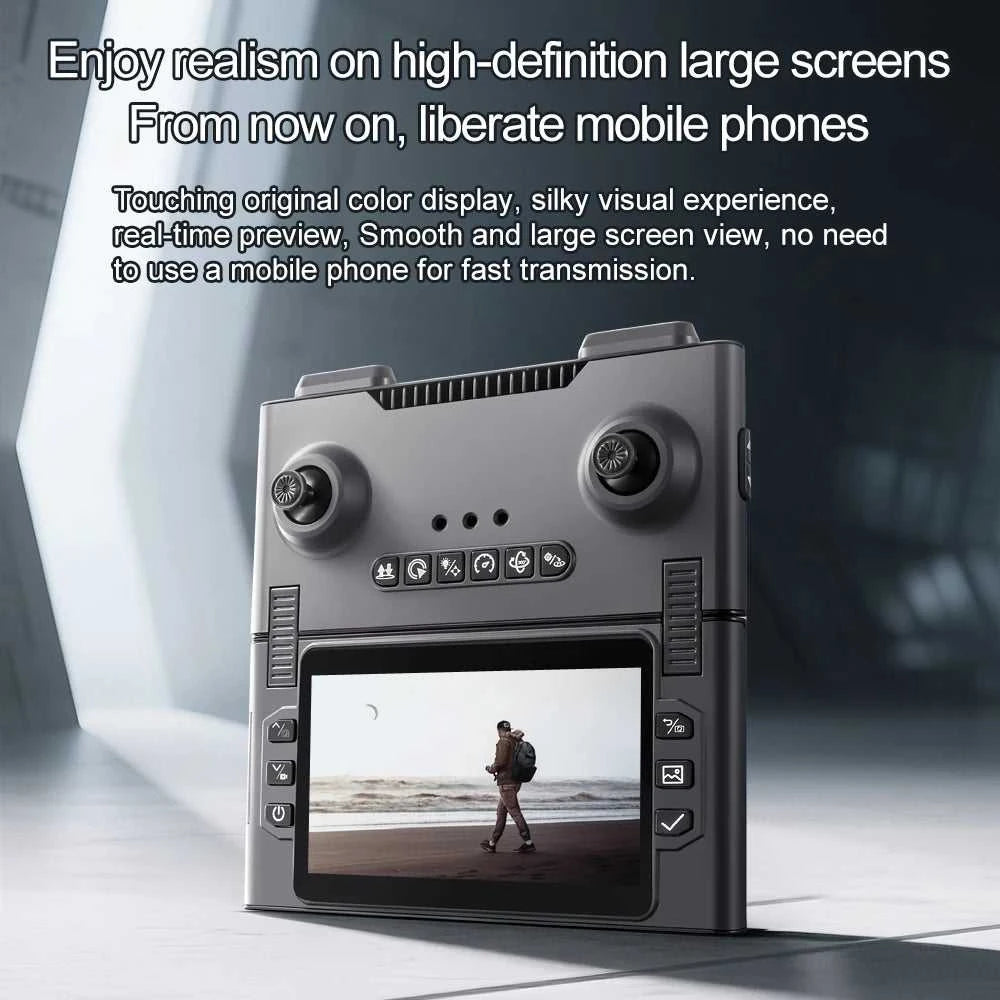 New Drone with Folding Screen Professional 8K HD Camera Aerial Photography Brushless Quadcopter Remote Control Drones Toy Gifts The jack market .AU The jack market .AU Drones $ 146 14:1052#M66-BRUSHLESS-6K