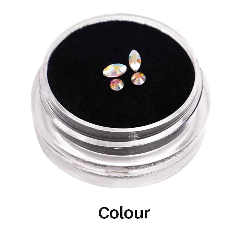 3/4pcs Dental Tooth Gems Flat Bottom Drill Crystal Rhinestone Acrylic Tooth Beauty Diamond Ornaments DIY Teeth Jewelry