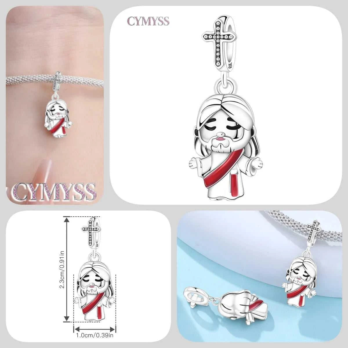 S925 Sterling Silver Charm Bead Angel Prayer Travel Memorial Pendant Fine Birthday Gift Fit Bangle Bracelet Necklace DIY Jewelry The jack market .AU The jack market .AU Jewellery & Chains $ 49 14:200004890#OTC1204