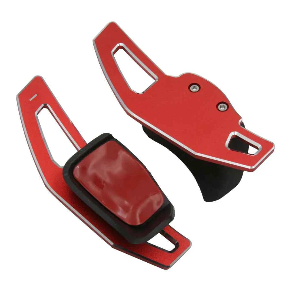 Car Steering Wheel DSG Shift Paddle Extension Shifters Sticker For Volkswagen Tiguan Golf6 MK6 Jetta GTI R20 R36 CC Scirocco EOS