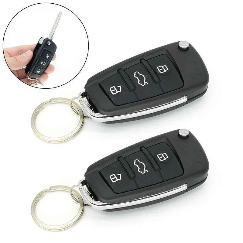 Universal 12V Car 3-button Remote Control Lock Kit Keyless Entry Car Alarm System Central Locking With Auto Remote Central Kit