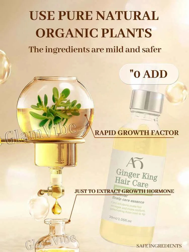 Revitalize Hair Oil Treatment - Non-Irritating Formula for Thicker Hair