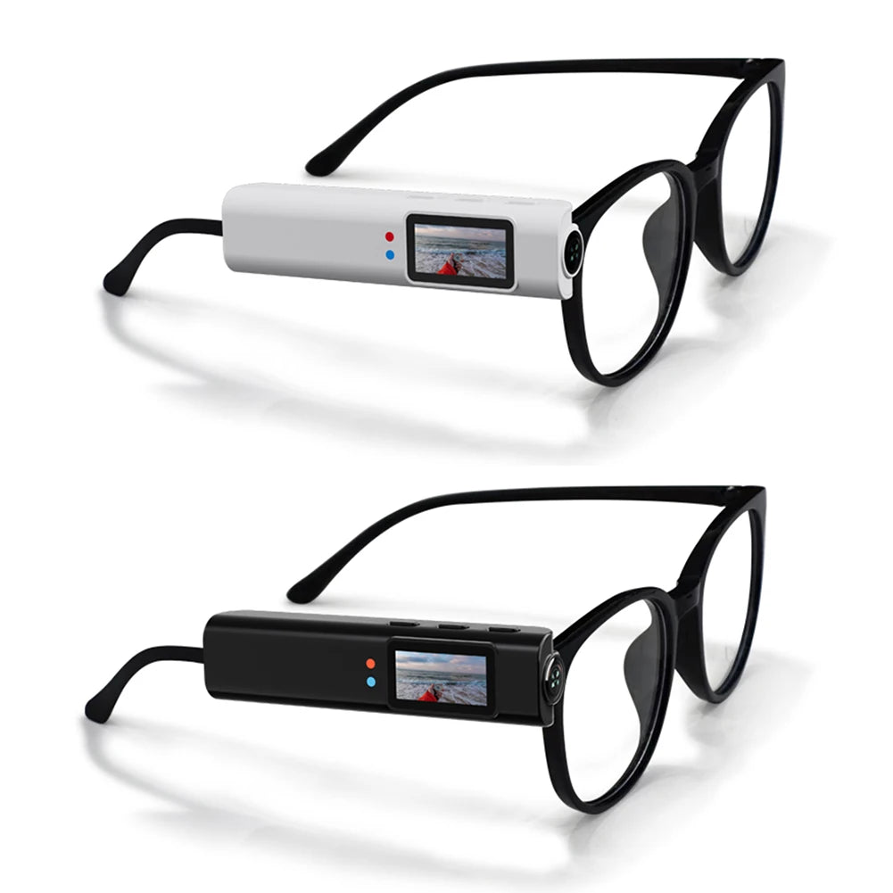 1080P HD Wearable Glasses Camera 4K Small Sport Cam Bodycam Go Pro WiFi Digital Video Recorder DVR Camcorder for Driving Hiking