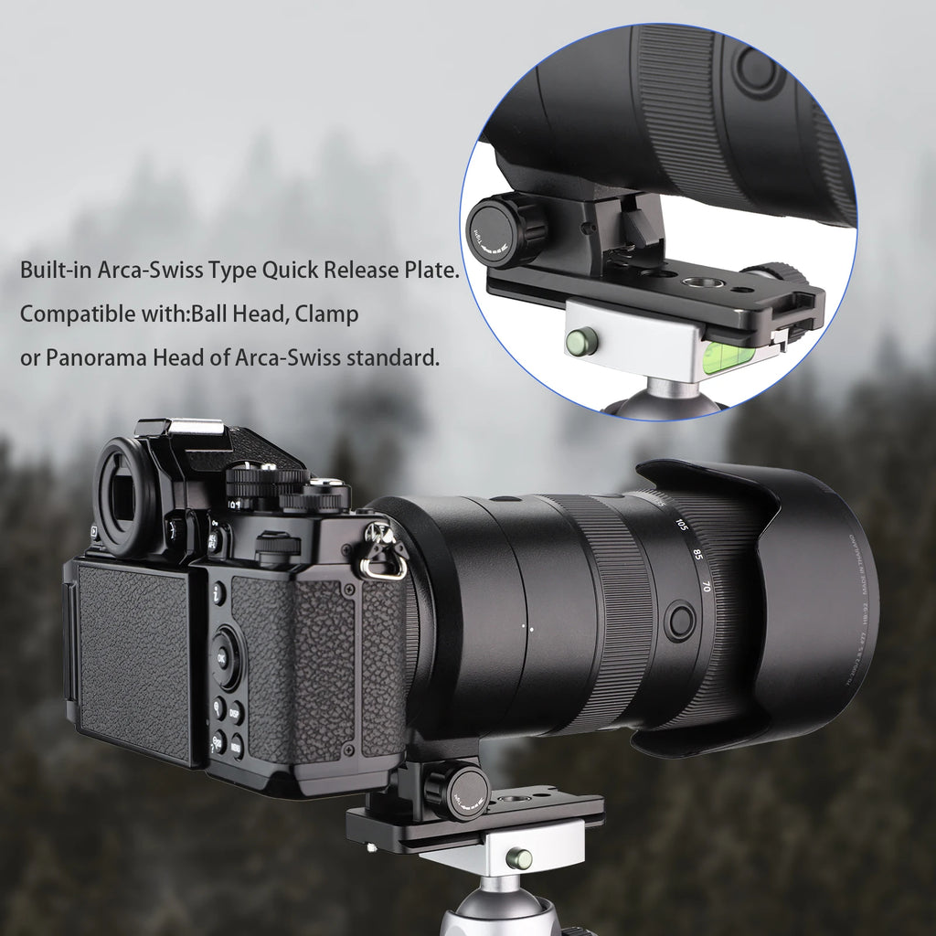 Haoge Lens Collar Replacement Foot Tripod Mount Ring for Nikon NIKKOR Z 400mm F4.5 VR S Lens built-in Arca Type Quick Release P