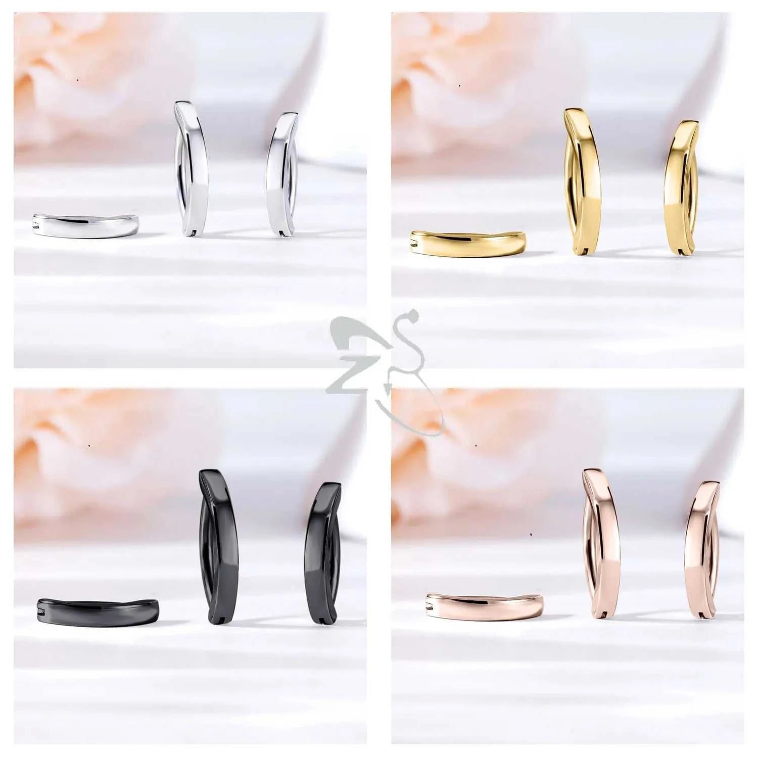 ZS 1PC 925 Sterling Silver Navel Ring Reverse Curved Belly Button Clicker Minimalist Belly Piercing Zircon Navel Piercing 14/16G The jack market .AU The jack market .AU Jewellery & Chains $ 55 200001033:200003762#style2 1.6x10mm