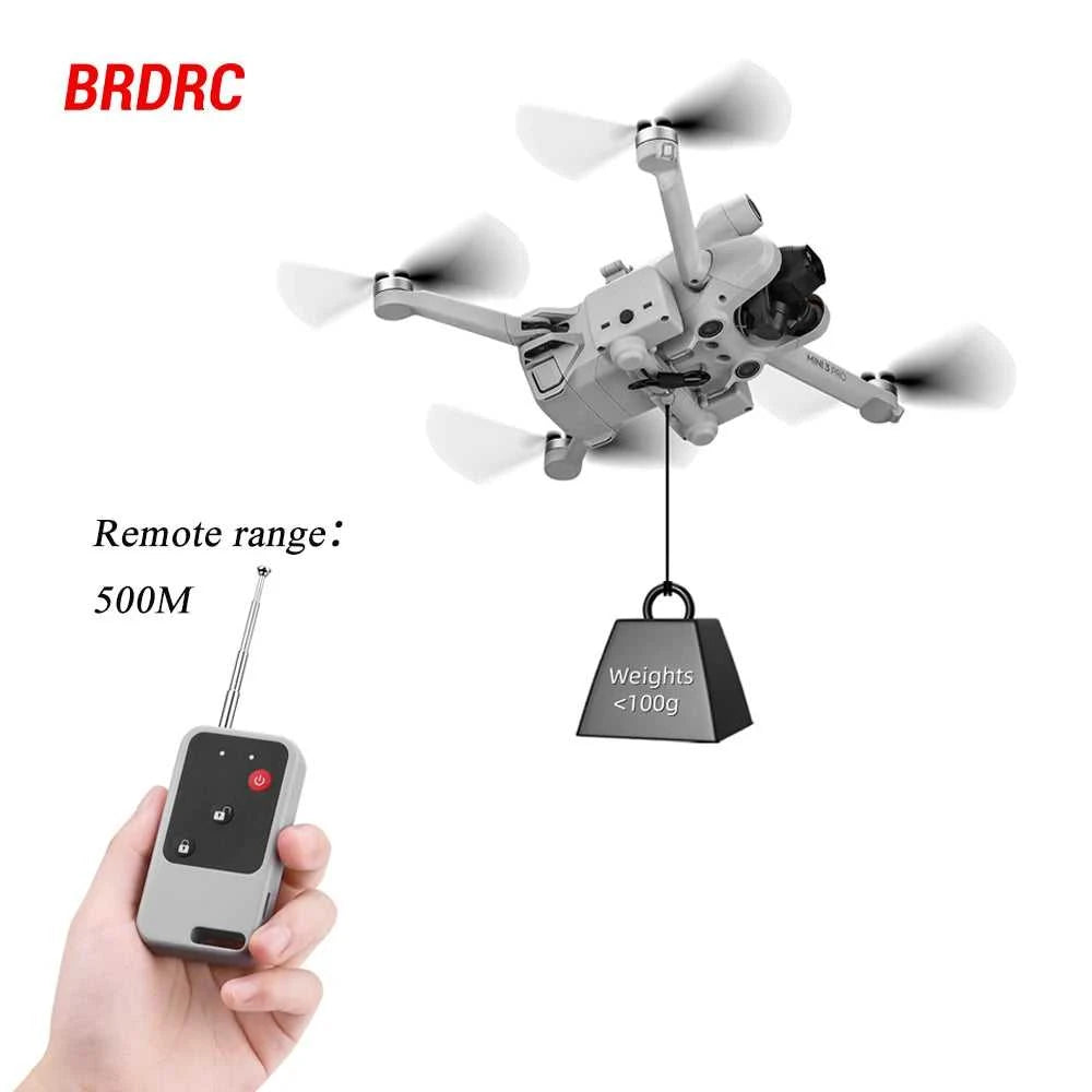 BRDRC Control Range 500M Airdrop System For DJI Mini 3/3 Pro Drone Fishing Bait Wedding Gift Delivery Thrower Drone Accessories The jack market .AU The jack market .AU Drones $ 82 14:200006151#Airdrop System