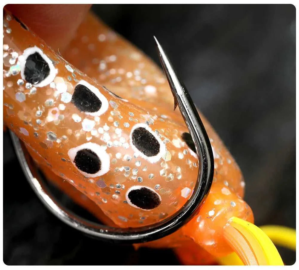 Big Mouth Topwater Frog Lures Durable Lifelike Silicone Bass Bait Floating Realistic for Pike Snakehead Salmon Trout Catfish The jack market .AU The jack market .AU Fishing Gear $ 21 14:200002984#D