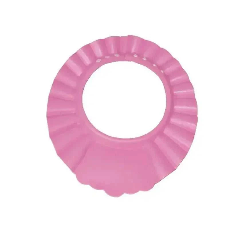 Adjustable Baby Bath Cap with Visor Hat - Waterproof Shower Protection Shampoo Splashguard Hair Wash Shield for Infants