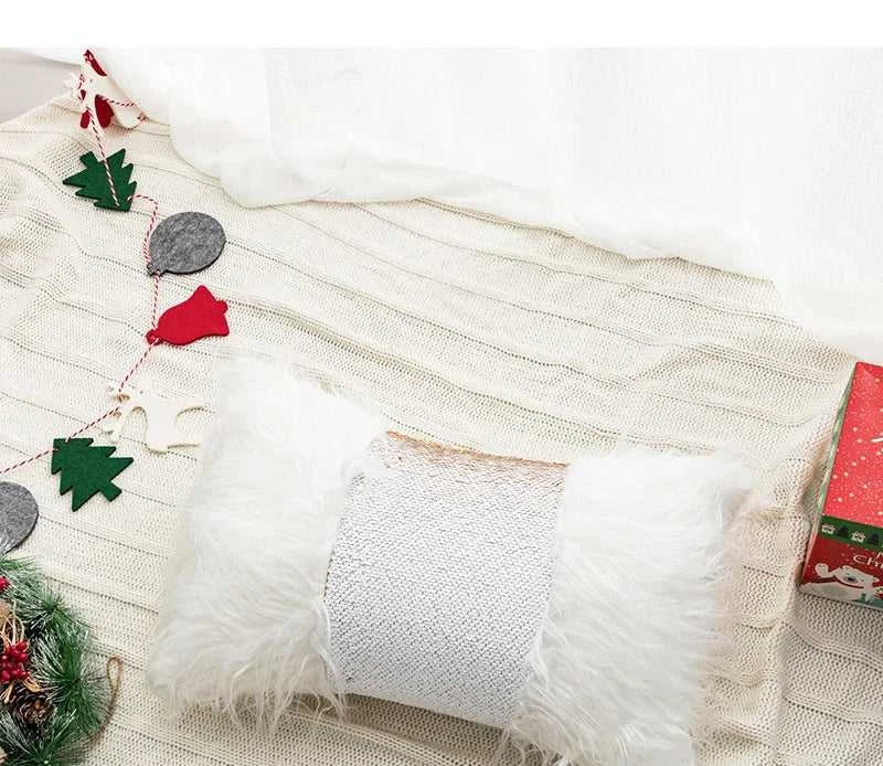 Beige Heart Tree Sugar Christmas Cushion White Red Pillow Cover for Home Decoration Soft Chenille Plush Tufted Emboridered The jack market .AU The jack market .AU Home $ 43 14:201619812#Love