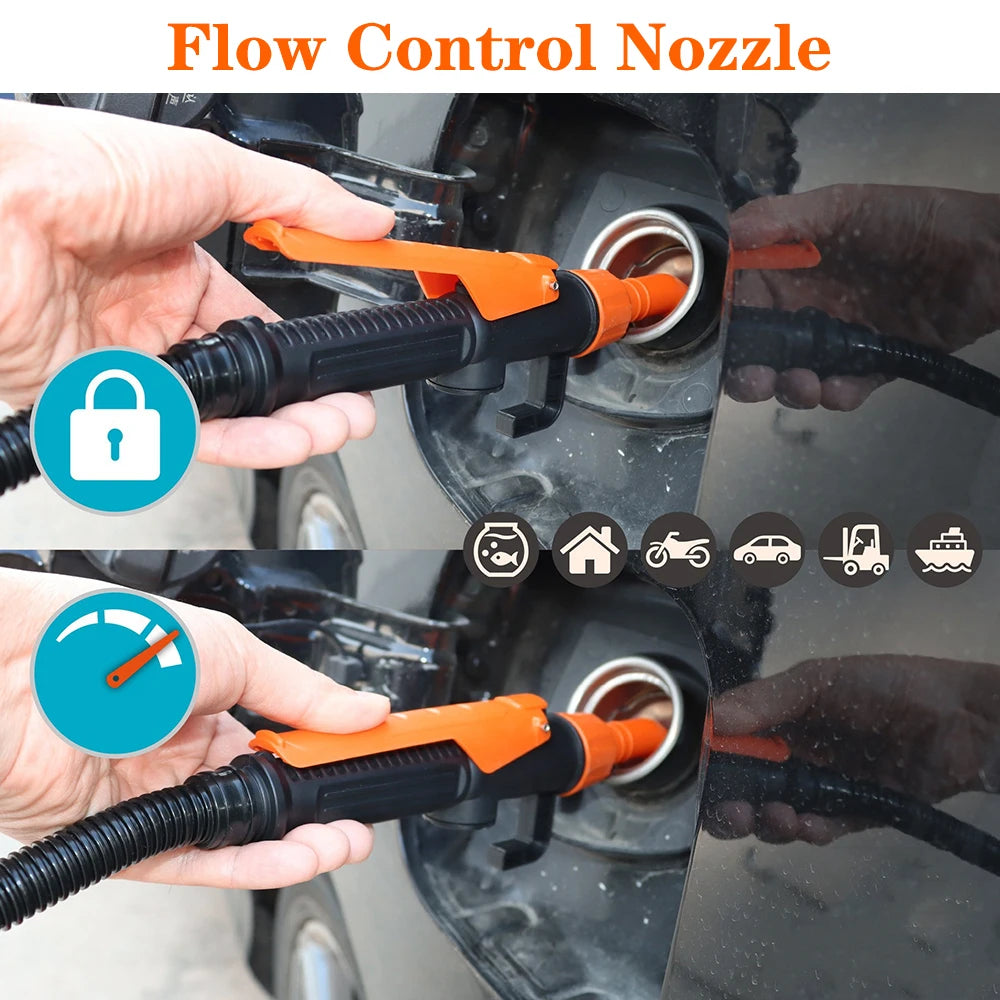 For SUV Truck RV Boat Car Gas Oil Pump Portable Electric Automatic Fuel Tank Tools Water And Oil Absorption Vacuum Pumps