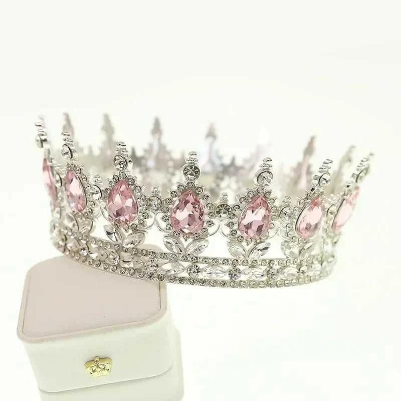 Wholesale Gold Crystal Headdress Prom Pageant Full Round Circle King Crowns For Cake Decoration The jack market .AU The jack market .AU Jewellery & Chains $ 65 200001033:200025551#C21;351:200001569