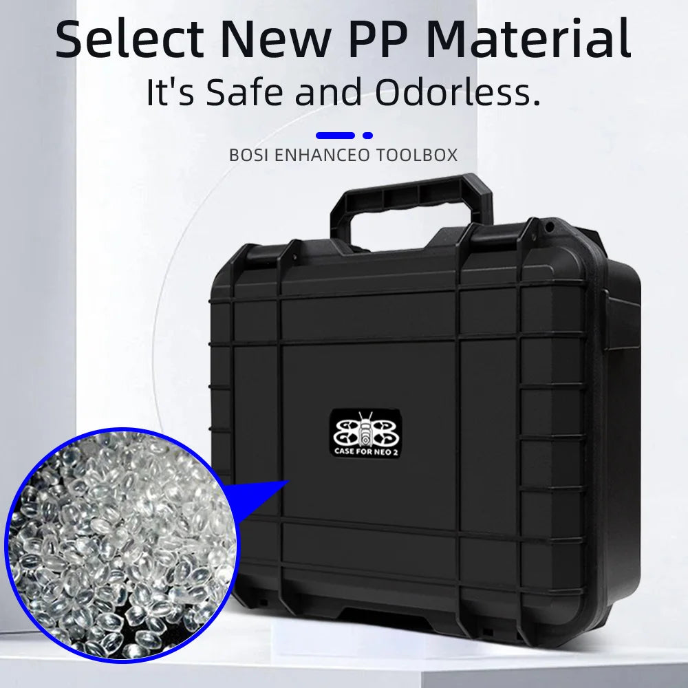 Explosion Proof Case For DJI NEO 2 Large Capacity Portable Waterproof Box Hard Shell Bag For DJI NEO 2 RC-N3 Accessories