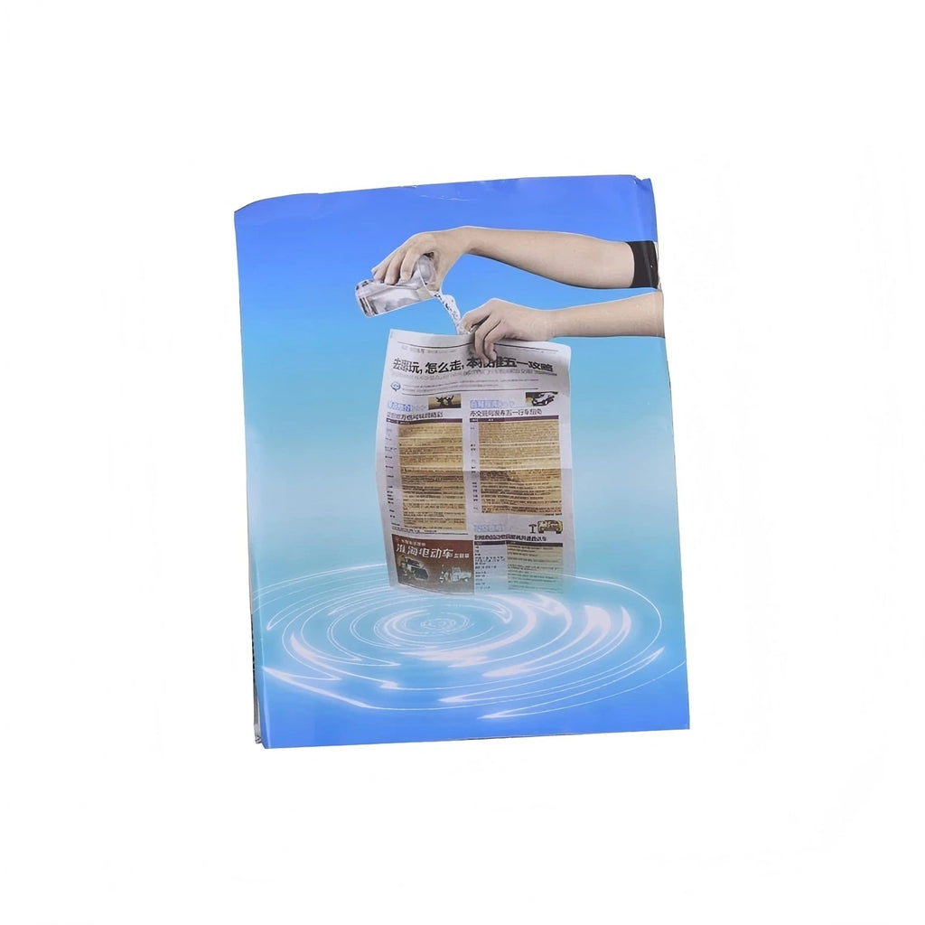 Drink Water Newspaper Close-Up Hidden  Magic Tricks Props Funny Novelty Halloween Party Classic Toys