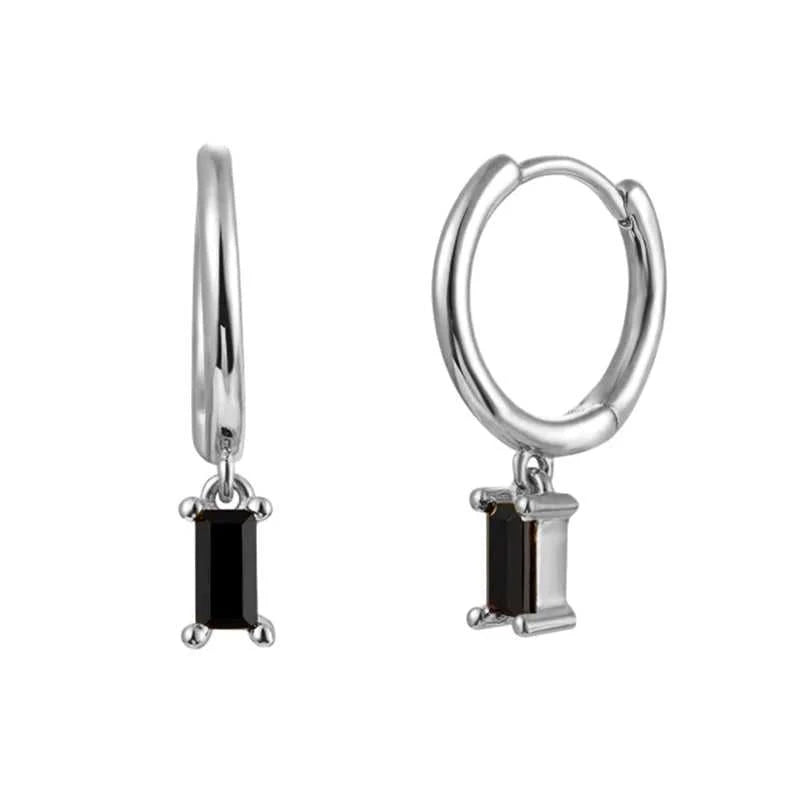 TIANDE Black Zircon Hoop Drop Earrings for Women Gold Plated Piercing Women's Dangle Earrings Set 2022 Fashion Jewelry Wholesale The jack market .AU The jack market .AU Jewellery & Chains $ 48 200001034:200025551#JQH0068-SS-5