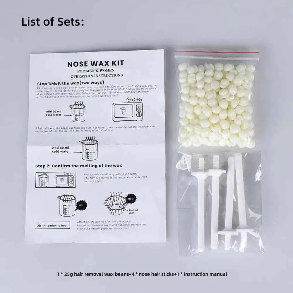 NoseBuddy Portable Wax Kit – Painless Hair Removal for Men & Women – Effortless Beauty Tool for Ear & Nose Care
