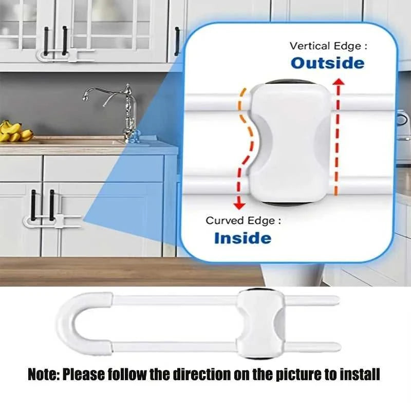 2/4PCS Sliding Cabinet Child Safety Locks Baby Proofing Cabinet Lock Cupboard Latches for Kids on Closet Door Knobs Handles The jack market .AU The jack market .AU Mum & Kids: Essential Products for Every Family $ 30 14:173#Black 4pcs