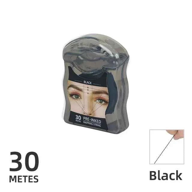 Microblading Mapping String - Liquid-Free Eyebrow Positioning Tool for Perfect Makeup Application