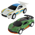 1:64 Slot Car Electric Race Track Set – 2-Pack Circuit Railway Toy