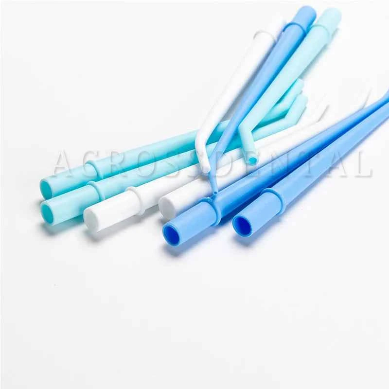 25 Pcs Autoclavable Curved Dental Aspiration Tips - Premium Suction Tubes for Efficient Clinic Evacuation