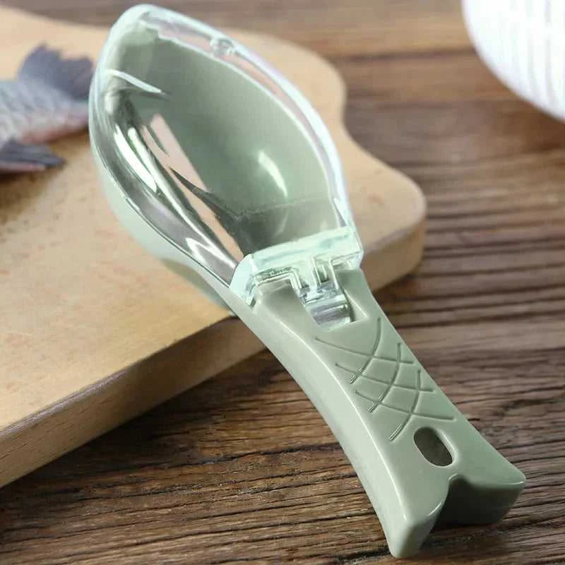 Fish Scale Scraper Fish Skin Brush Seafood Tools Fast Remove Fish Scraper Cleaning Knife Kitchen Accessories The jack market .AU The jack market .AU Fishing Gear $ 23 14:175#Green