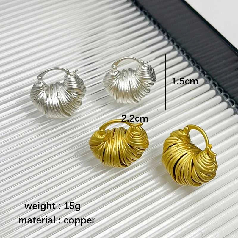 Vintage Weave Coil Shape Unique Women Earrings Party Gifts Wedding Jewelry Personality Elegant Fashion Trendy Accessories QD310 The jack market .AU The jack market .AU Jewellery & Chains $ 57 200001034:201447815#2