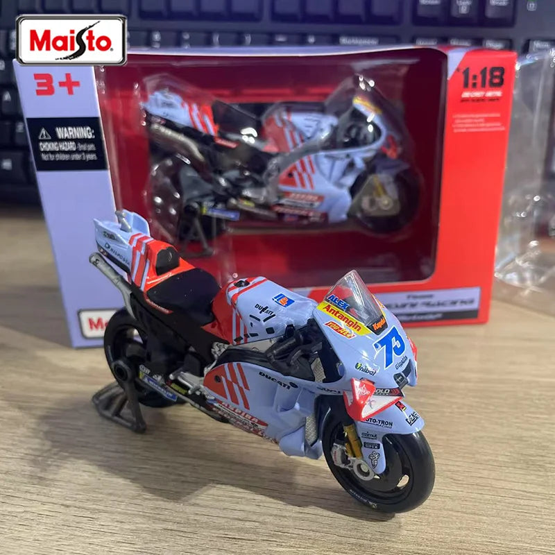 New In Stock Maisto 1:18 Scale Gresini Marquis No.93 202 Motorcycle Alloy Die-Cast Model Custom Children'S Toys Gift Collectible