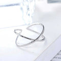 Foxanry Wholesale Silver Color Party Rings for Women Couples Minimalist Geometric Cross Handmade Ring Creative Jewelry The jack market .AU The jack market .AU Jewellery & Chains $ 50 200000369:200001539;200000783:29#Silver Color