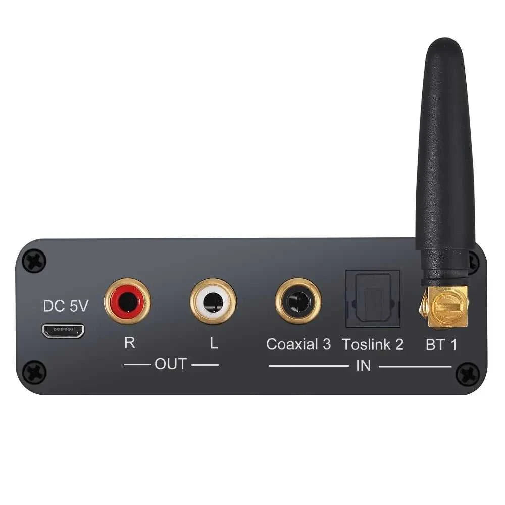 192k Bluetooth-compatible DAC Converter with Headphone Amp Digital To Analog Converter 3.5mm Audio Adapter Support AAC HomeAudio The jack market .AU The jack market .AU Accessories Electronics $ 86 14:29#EU Plug 5V1A;200007763:201336100