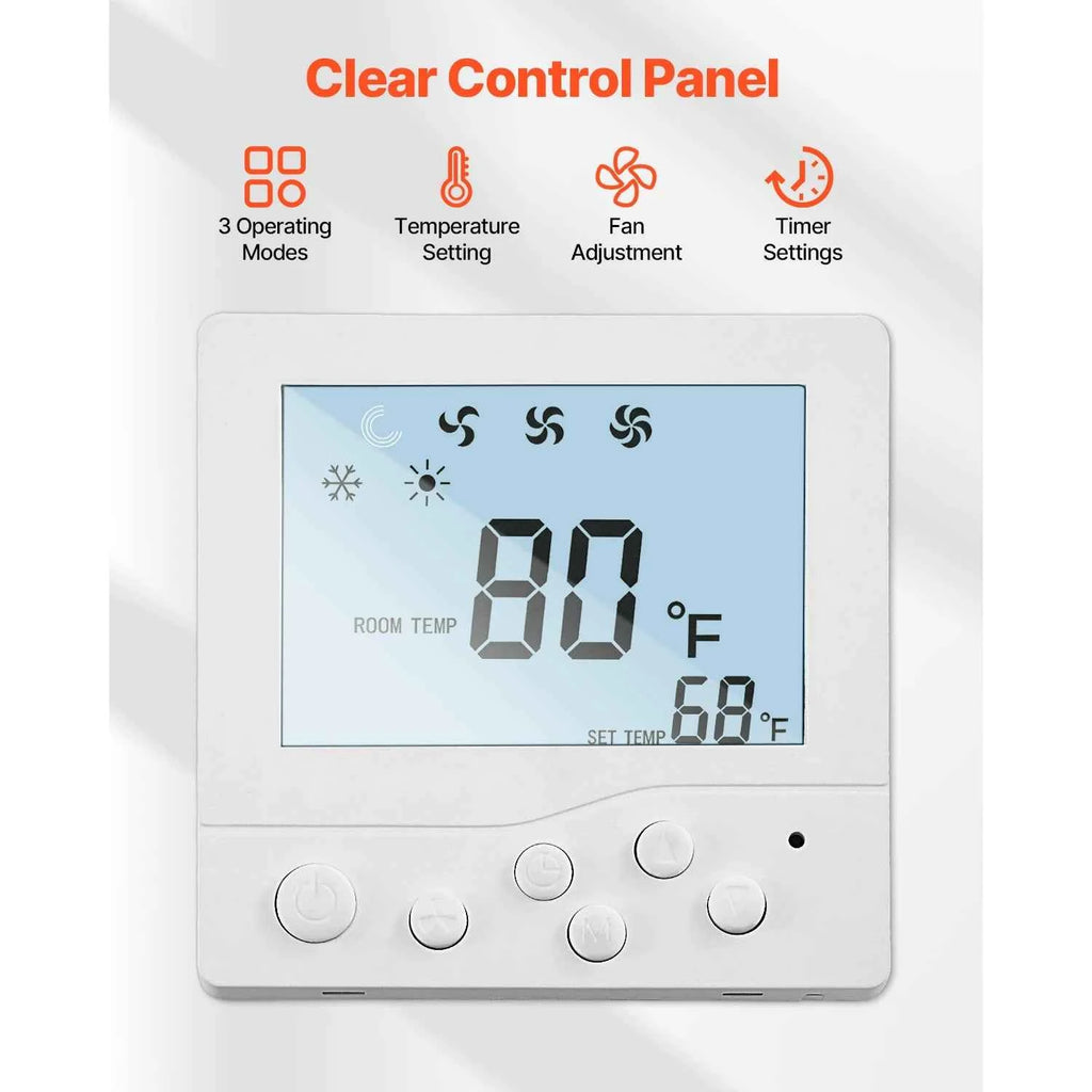SucceBuy RV Air Conditioner 13500/15000 BTU Non-Ducted Rooftop RV AC 65dB Air conditioning System Fit for Camper, Van, Trailers