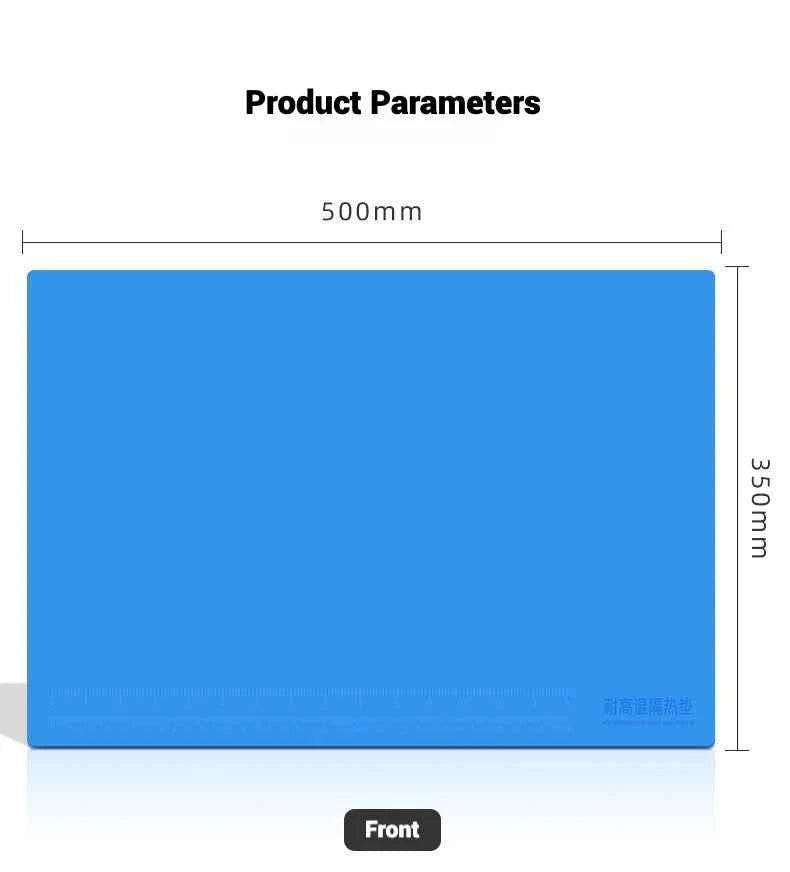 ESD Heat-Resistant Silicone Soldering Mat with Magnetic Grip