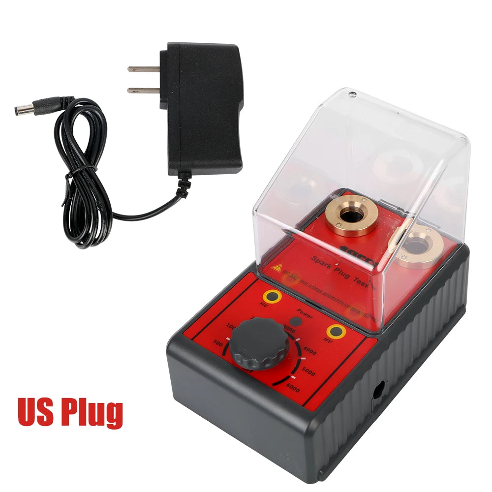 0-6000RPM 12V Spark Plug Tester Diagnostic Tool Analyzer Ignition System Test Motorcycle Truck Gasoline Vehicles Car Accessories