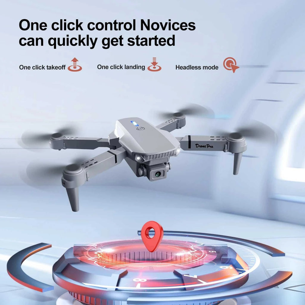 2026 New original E88 Air With Screen-Controlled Lighting Mini Drone 4K Untal 2 Camera Optical Flow Remote Control Aircraft gift The jack market .AU The jack market .AU Drones $ 81 14:10#Black
