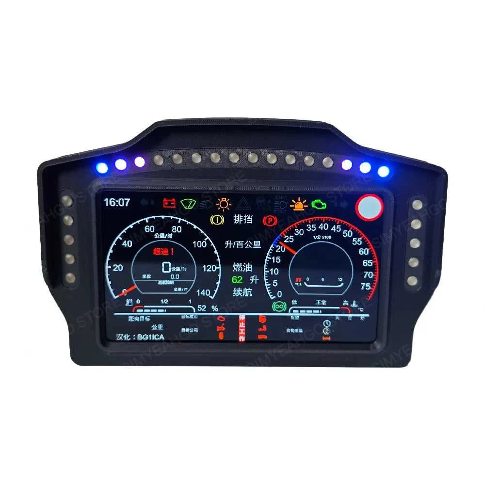 PC Simracing Games 7 inch Multi-functional Instrument Speed Display Dashboard for MOZA FANATEC Simagic Logitech G29 Accessories The jack market .AU The jack market .AU Accessories Electronics $ 217 14:193#WK 7inch Meter